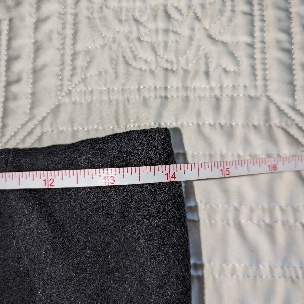 James PERSE Black High Low Lyocell Minimalist Contemporary Midi Skirt 2 / Medium - Picture 7 of 9